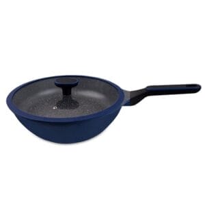 Frigideira Wok Marine Ceramica Azul 28 Cm