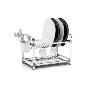 Escorredor Inox Para 16 Pratos