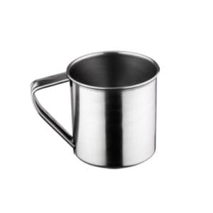 Caneca Inox Com  Alca E Virola 8Cm 300Ml